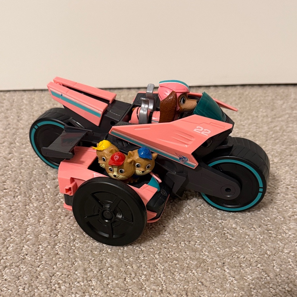 Paw Patrol Liberty Motorcycle with Junior Patrollers